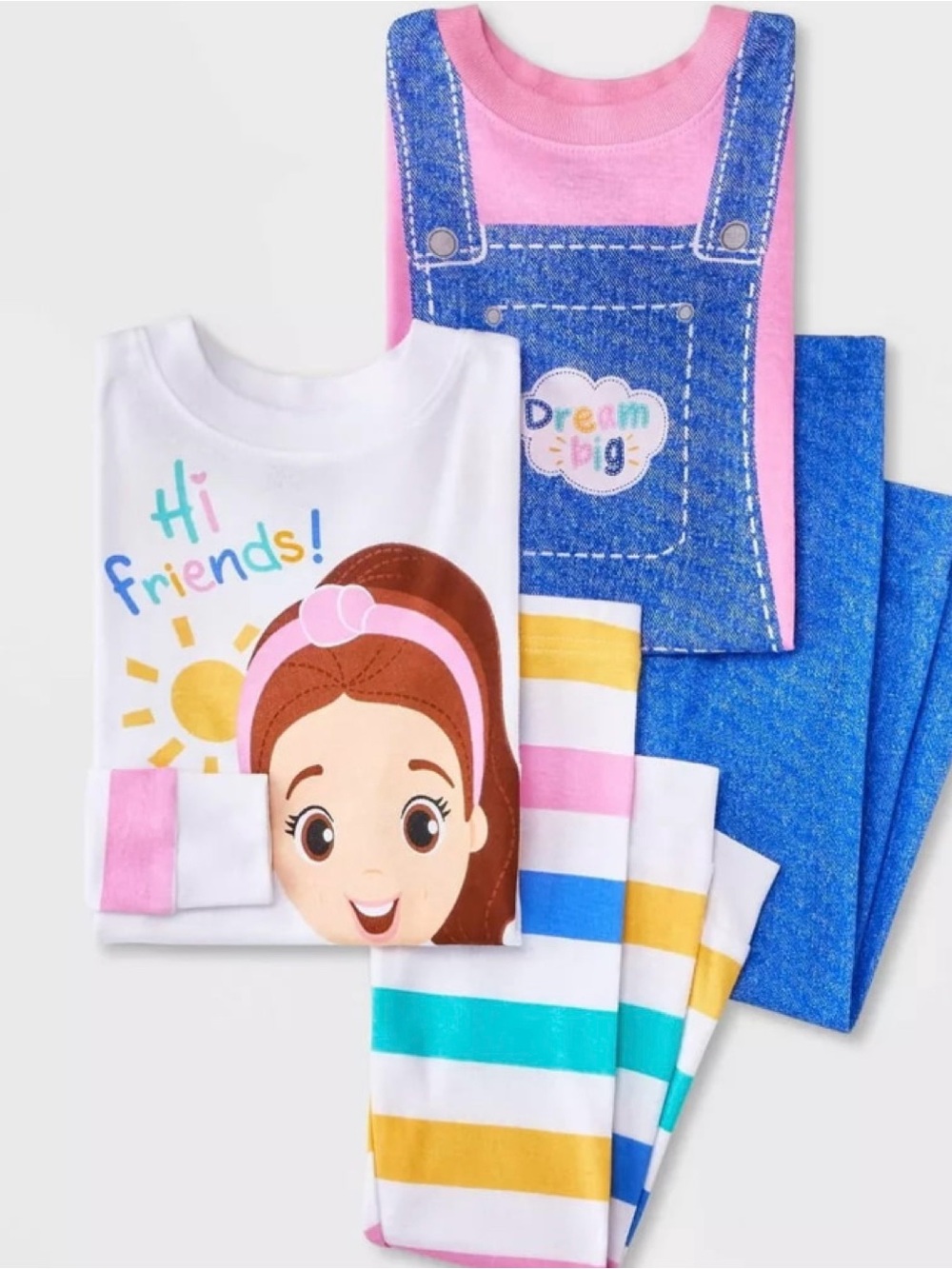 Ms. Rachel Girls Cotton Pajama Set. Size 2T. NWT